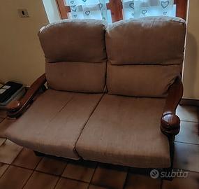 Divano legno massello