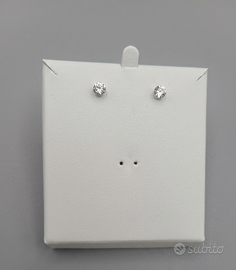 Eleganti Orecchini a Lobo Punto Luce Chiari Argent