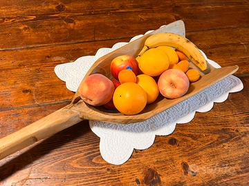 Coppia di palot, pale in legno per barche e cereal