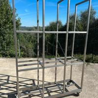 Promo Scaffale mobile inox