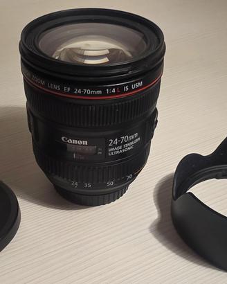 Obiettivi Canon  24-70mm , 35 mm , 14mm , 70-200mm