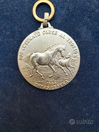 MEDAGLIA SOCIETÀ CESENATE CORSE AL TROTTO CAVALLI 