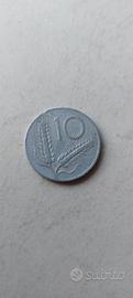 Moneta da 10 Lire del 1952 rara