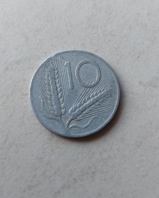 Moneta da 10 Lire del 1952 rara