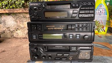 Auto radio d'epoca funzionanti