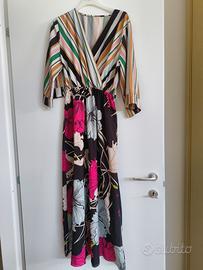 vestito lungo floreale 