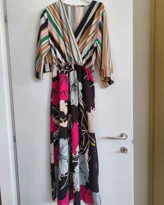 vestito lungo floreale 