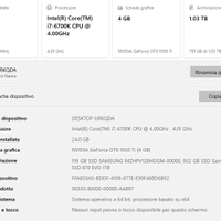 Componenti Pc   i7-6700k-24GBddr4-Z270E