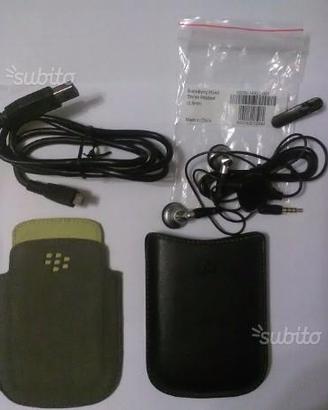 NUOVI per Blackberry Cuffie Custodia Cavo Batteria
