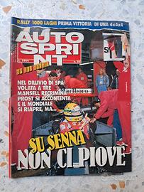 Auto sprint 1989 Senna Gp SPA Belgio - Senna