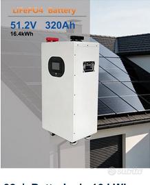 Batteria accumulo da 16 kWh lifep04