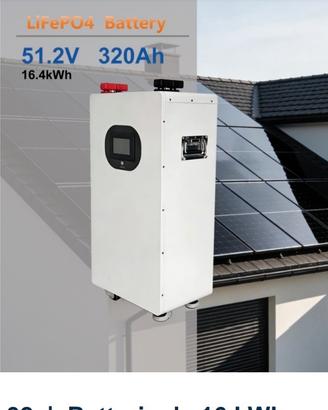 Batteria accumulo da 16 kWh lifep04
