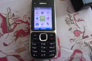 Telefono cellulare Nokia C2 nero, perfettamente fu