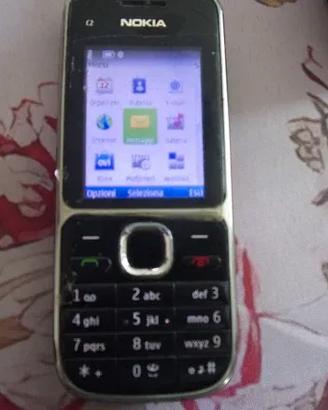 Telefono cellulare Nokia C2 nero, perfettamente fu