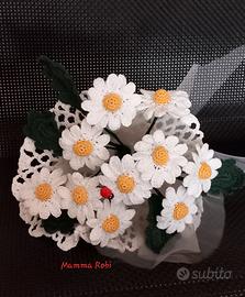 bouquet margherite amigurumi 