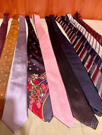14 Cravatte Uomo-Varie Fantasie e Brand-Come Nuove