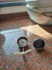 Caffettiera elettrica vintage in metallo