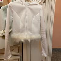 Giacca con capuccio e peluche