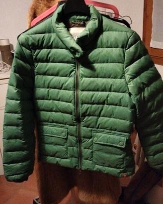 piumino verde taglia xs