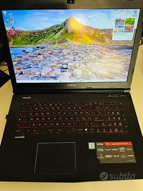 notebook 17" MSI apache pro