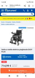 sedia a rotelle elettrica 