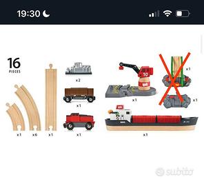 set trenino ponte elevatoio Brio