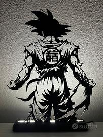 Goku DragonBall silhouette lampada led