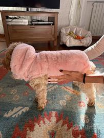 Pelliccia rosa per cani di piccola taglia