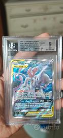 mewtwo e mew gx promo bgs 9 ita pokemon gradata 