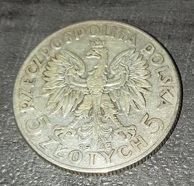 argento Polonia, 5 zlotych 1933 