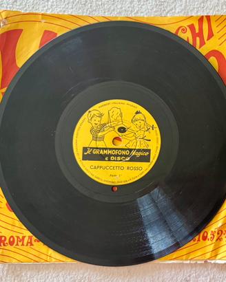 Vinile 45 giri Cappuccetto Rosso Grammofono Magico