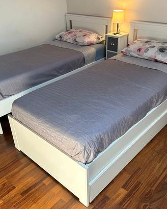 Letto singolo IKEA SONGESAND con doghe e materasso