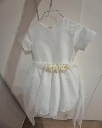  2 abiti bambine damigella uguali 