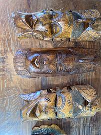 Statuette e maschere etniche africane