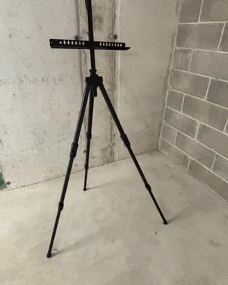 Cavalletto da pittura regolabile alluminio nuovo