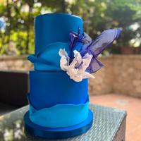Torta scenografica Decoration in Blue 79