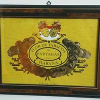 Quadro Flor de tabacos de Partagás Habana sigari