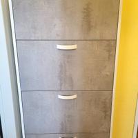 Scarpiera con 4 ante