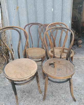 N 4  Sedie Thonet antichi 