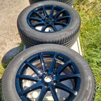 Cerchi audi e gomme Bridgestone 225 55 16 8.000km