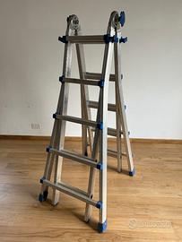 Scala telescopica alluminio mt. 1,60