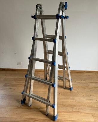 Scala telescopica alluminio mt. 1,60