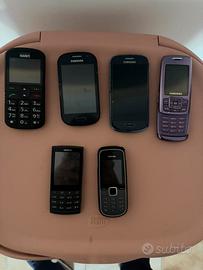 Lotto telefoni cellulari vintage samsung nokia ecc