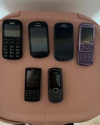 Lotto telefoni cellulari vintage samsung nokia ecc