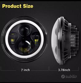 FARO PER MOTO DA 7 POLLICI