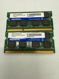 SO-DIMM RAM 2x2GB PC3 1333