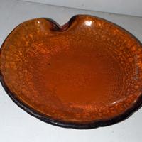 Artistica ciotola piattino vetro di Murano da 13cm
