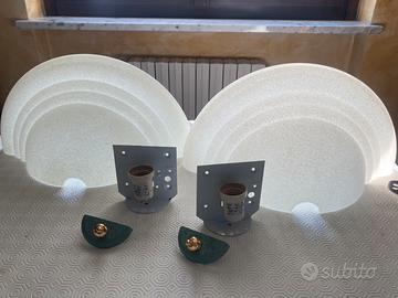 2 plafoniere applique