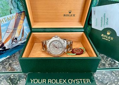 Rolex Yacht Master acciaio platino FULL