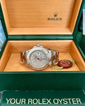 Rolex Yacht Master acciaio platino FULL